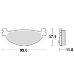 Disk pločice za motocikle TRW MCB768 ( ORGANIC )