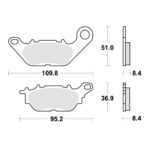 Disk pločice za motocikle TRW MCB812 ( ORGANIC )