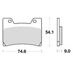 Disk pločice TRW MCB622 ( ORGANIC )