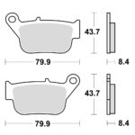 Disk pločice TRW MCB880SRM ( MAXI - SCOOTER SINTER)