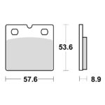 Disk pločice TRW MCB617SV ( SINTER )