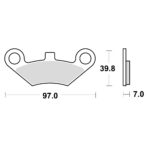 Disk pločice TRW MCB863SI ( SINTER )