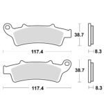 Disk pločice TRW MCB726(ORGANIC)