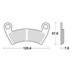 Disk pločice za motocikle TRW MCB853SI ( SINTER )