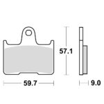 Disk pločice TRW MCB729SH ( SINTER )
