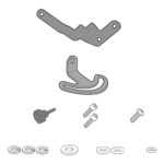 Ojačanje / nosač vizira GIVI BMW R 1200 GS (13-18) D5108KIT