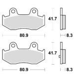 Disk pločice za motocikle TRW MCB746 ( ORGANIC )