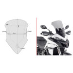 Vizir zatamnjeni GIVI Ducati Multistrada 950 / 1200 / 1260 D7406S