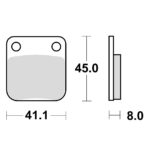 Disk pločice za motocikle TRW MCB510 ( ORGANIC )
