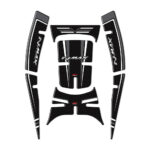 Nalepnica rezervoara TANK PAD Yamaha N MAX 125/ 155 (21-24) sivo carbon GP KOMPOZIT