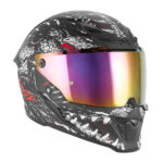 Kaciga NOX EXKLUSIV GOLIATH RAPTOR Full Face mat crno crvena