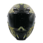 Kaciga NOX EXKLUZIV GOLIATH MYTHOLOGY Full Face zlatna - Slika 3