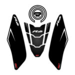 Nalepnice rezervoara TANK PAD Yamaha YZF R6 (17-23) crne GP KOMPOZIT