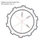 Lamele TRW MCC403-5 set - Slika 2