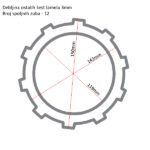 Lamele TRW MCC456-7 set - Slika 3