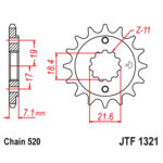 Lančanik prednji JT JTF1321-12 (520)12 zuba