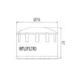 Filter ulja HF184 Hiflo - Slika 2