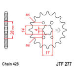 Lančanik prednji JT JTF277-13 (428) 13 zuba Daytona 50