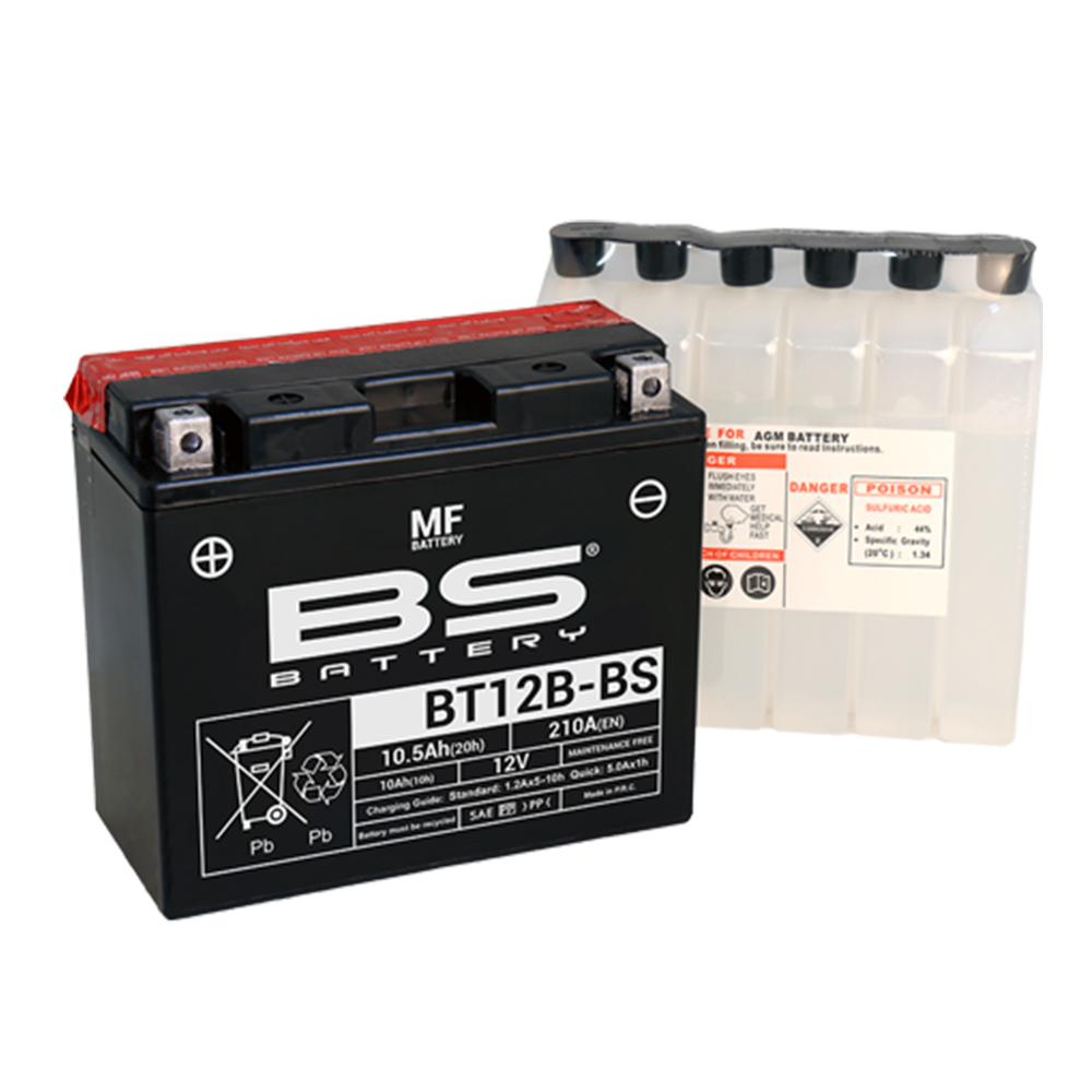 752178eb-5405-4af8-a46b-481d8c727070 Akumulator BS 12V 10Ah gel BT12B-BS levi plus (150x69x130) 210A - Slika 1