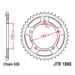 Lančanik zadnji JT JTR1800-44 (530) 44 zuba