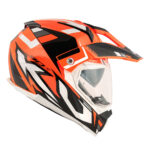 Kaciga Kappa Enduro KV30R GRAYER narandžasto crna L - Slika 4