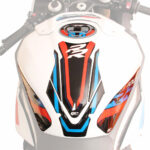 Nalepnice rezervoara TANK PAD set BMW S 1000 RR (19-24) plavo belo crvena GP KOMPOZIT - Slika 2