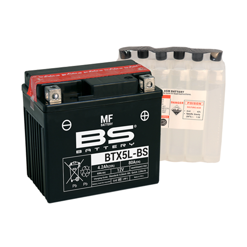 c4e19649-ae31-4722-bd0b-50f4d800a558 Akumulator BS 12V 4Ah gel BTX5L-BS desni plus (113x70x105) 80A - Slika 1