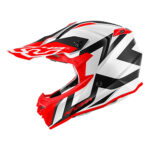 Kaciga Kappa Cross KV49R GREAT belo crno crvena - Slika 2