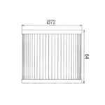 Filter ulja HF133 Hiflo - Slika 2