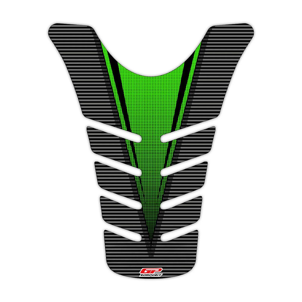 d50e3853-85f1-4dea-a86a-0637b56b0bb0 Nalepnica rezervoara TANK PAD Kawasaki ZX-6R (09-17) zelena GP KOMPOZIT - Slika 1