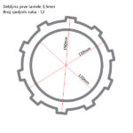 Lamele TRW MCC314-8 set - Slika 2