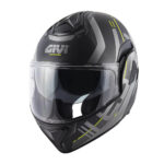 Kaciga GIVI Flip Up X30 PULSAR titanium žuta