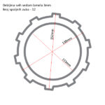 Lamele TRW MCC310-7 set - Slika 2