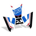 Nalepnice rezervoara TANK PAD set BMW F 800 GS (24 -) plavo belo crvena GP KOMPOZIT - Slika 2