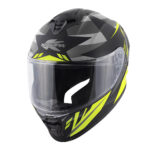Kaciga Kappa zatvorena KV51 ZENITH titanium mat crno žuta L