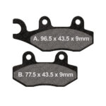 Disk pločice EBC SFA228HH ( SCOOTER SINTER )