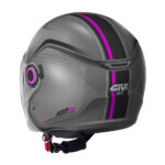 Kaciga jet GIVI 12.5F TOUCH titanium roza S - Slika 3