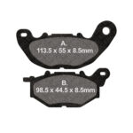 Disk pločice EBC SFA705HH ( SCOOTER SINTER )