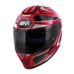 Kaciga GIVI Full Face 55.1 ZEPHIR bordo crno srebrno crvena M