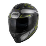 Kaciga GIVI Full Face 55.1 ZEPHIR mat crno titanium srebrno žuta XL