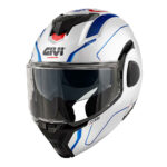 Kaciga GIVI Flip Up X36 PULSE belo plavo crvena