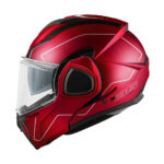 Kaciga GIVI Flip Up X36 PULSE bordo sivo crna L - Slika 2