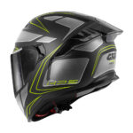Kaciga GIVI Full Face 55.1 ZEPHIR mat crno titanium srebrno žuta XL - Slika 3